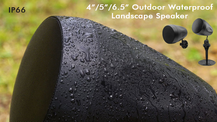 New Fashion Designed Wall mounted/Hanging or Ground Stand, Outdoor Waterproof Landscape Speaker: WS-3404/WS-3504/WS-3604