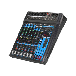 H-G08 8 Channel Bluetooth/USB Professional Mixing Console