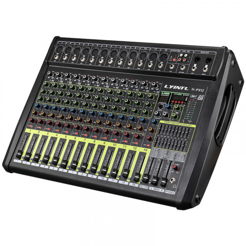 HPX12 12 Channel Bluetooth/USB Professional Mixing Console Buildin