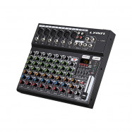H-X08BR 8 Channel Bluetooth/USB Professional Mixing Console