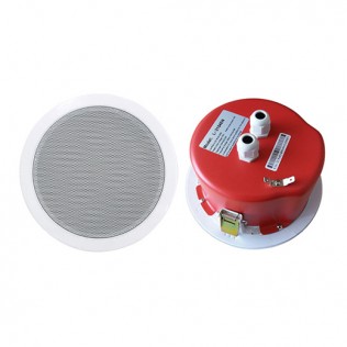 L-3154EN 6.5" 10W Metal Fireproof Ceiling Speaker (EN54)