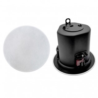 L-457THS/L-657THS/L-857THS 4"/6.5"/8" Frameless Coaxial 2-way Ceiling Speaker Iron Back Cover and Power Taps