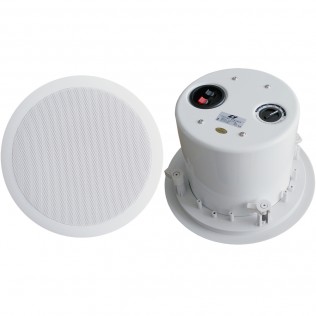 L-511THS/L-611THS/L-811THS 5"/6"/8" Ceiling Speaker with 1/2" Mylar Tweeter, Iron Back Cover and Power Taps